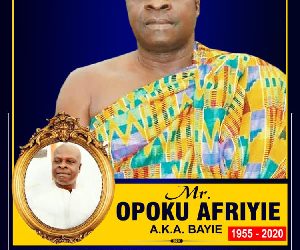 Opoku Afriyie’s one-week observation to be held on August 8