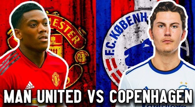 Live streamed: Manchester United vs F.C Copenhagen link