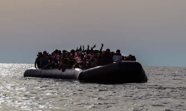 Dozens rescued from rubber boat drifting in Mediterranean