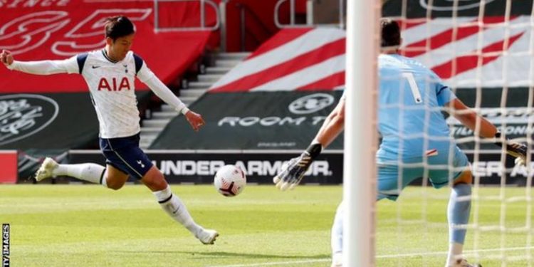 Son scores four as Tottenham thrash Southampton