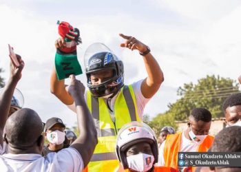 Okudzeto rides Okada to file nomination forms