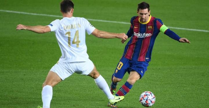 Messi equals another record in Barcelona win
