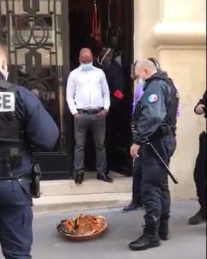 Nigerian Embassy in France calls Police after ritual sacrifice was left at its entrance