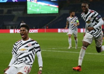 Late Rashford goal earns Man United win at PSG