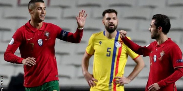 Ronaldo scores again in Portugal rout