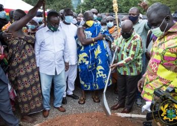 Akufo-Addo cuts sod for $330 million Boankra Inland Port
