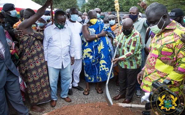 Akufo-Addo cuts sod for $330 million Boankra Inland Port