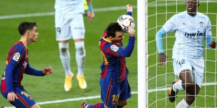 Messi equals Pele’s record