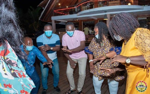 Photos: MPs disregard Nana Addo’s order to ‘party’ at Aqua Safari