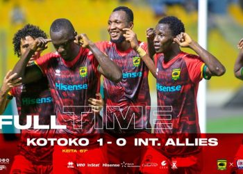 Kotoko moves to 3rd on league table after beating Inter Allies