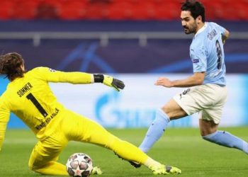 De Bruyne and Gundogan goals send Man City to Champions League quarter-finals