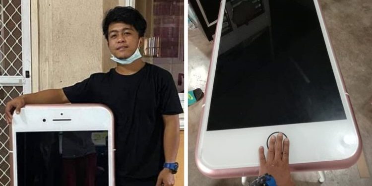 Boy buys cheap iPhone online, gets iPhone-shaped coffee table instead