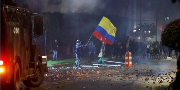 Colombia tax protests: At least 17 dead, ombudsman says