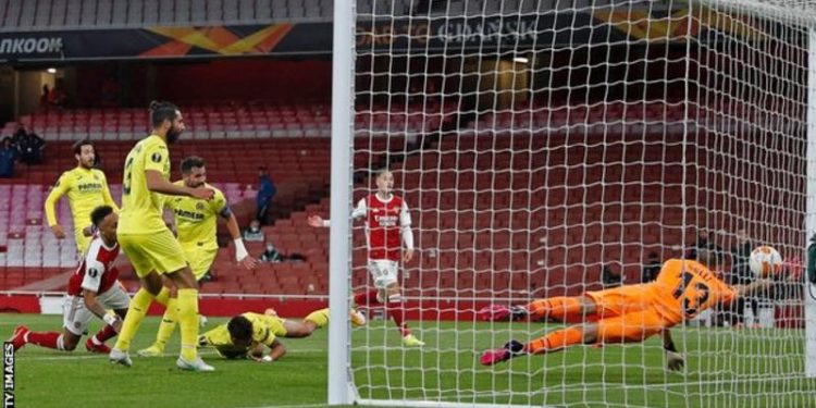 Arsenal’s Europa League hopes ended by Villarreal