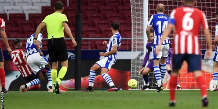 Atletico two wins from La Liga title after win over Sociedad