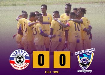 Medeama fails to go top of GPL after drawing with Liberty