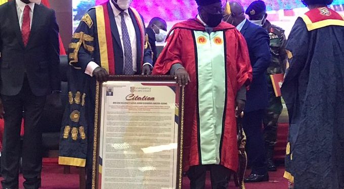 UCC confers Doctor of Philosophy degree on Akufo-Addo