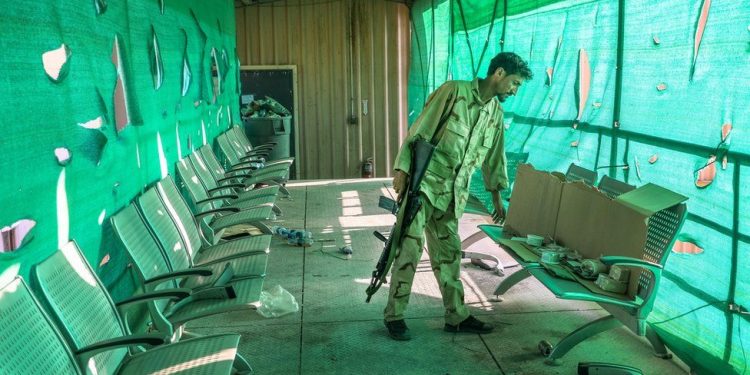 US left Bagram Airbase at night with no notice, Afghan commander says