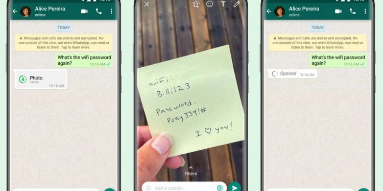WhatsApp ‘view once’ brings disappearing photos and videos