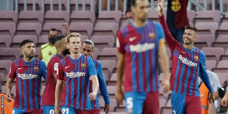 Barcelona start life without Messi with goals