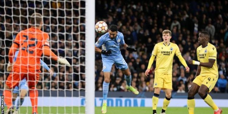 Man City seal easy win over Club Bruges