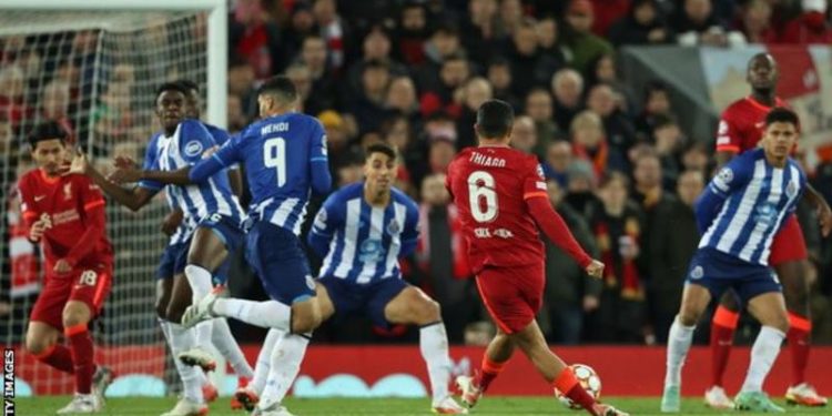 Salah, Thiago on target as Liverpool beat Porto