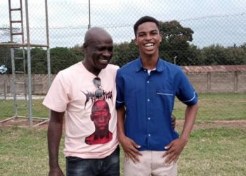 Bechem United’s Clinton Duodu writing BECE