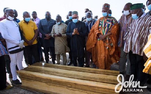 Mahama’s brother laid to rest