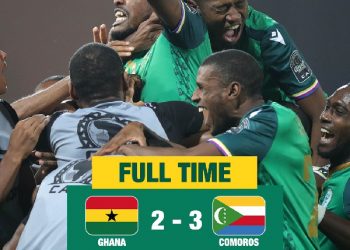 AFCON 2021: Comoros teach Ghana a lesson