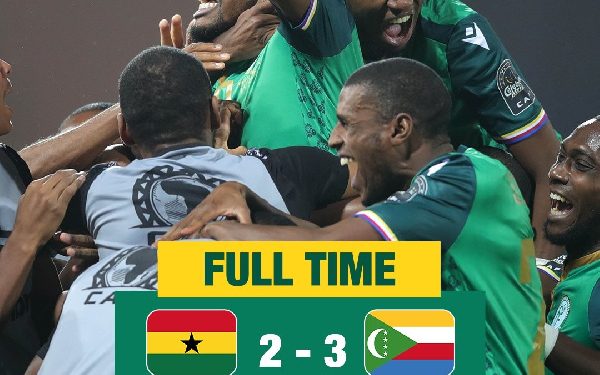 AFCON 2021: Comoros teach Ghana a lesson