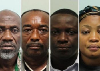 4 Ghanaians jailed in UK for trafficking 38kgs of cocaine
