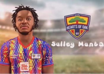 Hearts of Oak unveil Sulley Muntari