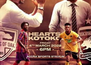 Live Streamed: Hearts of Oak vs Asante Kotoko – President Cup
