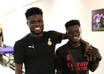 Thomas Partey meets his doppelgänger
