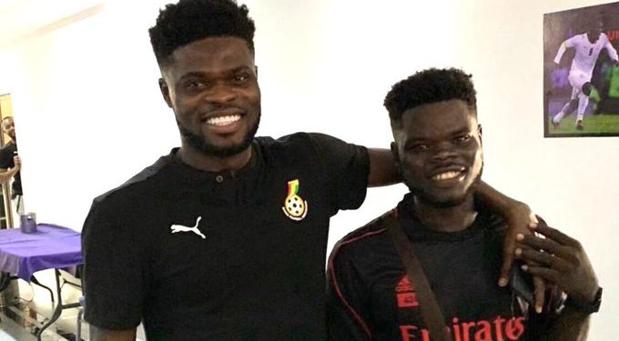 Thomas Partey meets his doppelgänger
