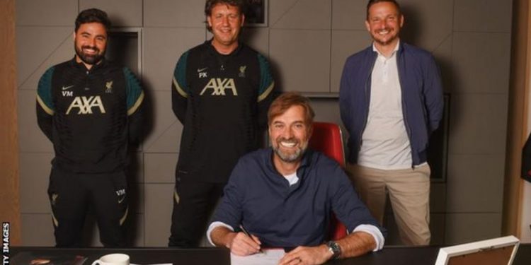 Jurgen Klopp: Liverpool boss signs contract extension until 2026