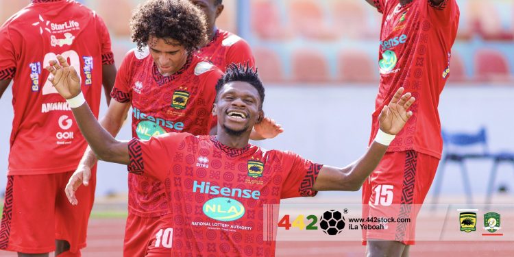 Mbella Etouga scores a cracker but misses 2 penalties to equal Opoku Afriyie’s record