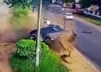 CCTV footage of gory accident at Labone junction emerges