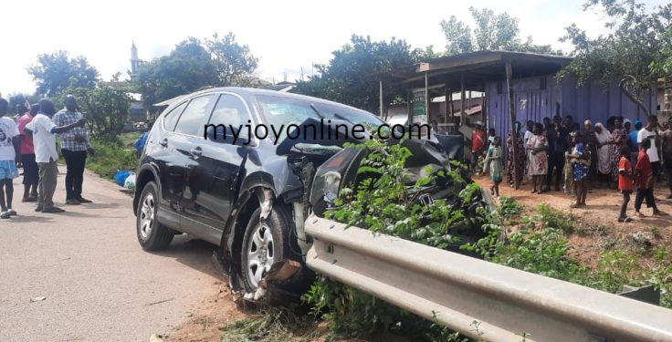 Speeding car kills two siblings at Ejisu