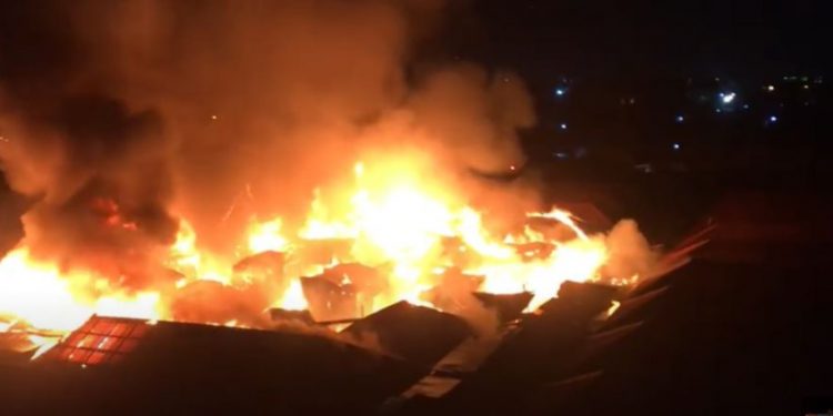 Vehicle transporting 3 chiefs to Ellembelle set ablaze by unknown assailants