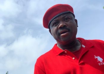 NDC’s Joshua Akamba spotted with weapon at Arise Ghana demo