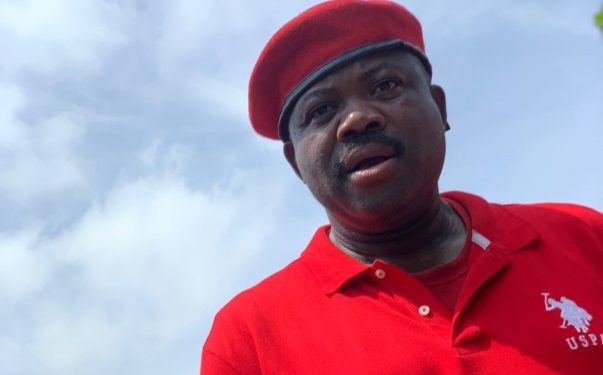 NDC’s Joshua Akamba spotted with weapon at Arise Ghana demo