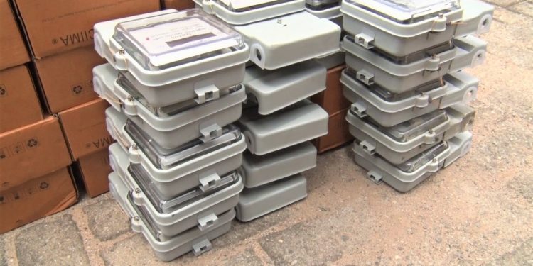Bus carrying smuggled prepaid meters seized by GRA officials in Kumasi