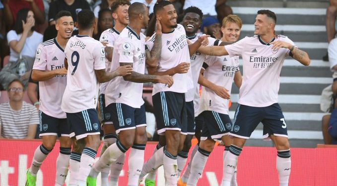 EPL: Arsenal move to top of league table after beating Bournemouth