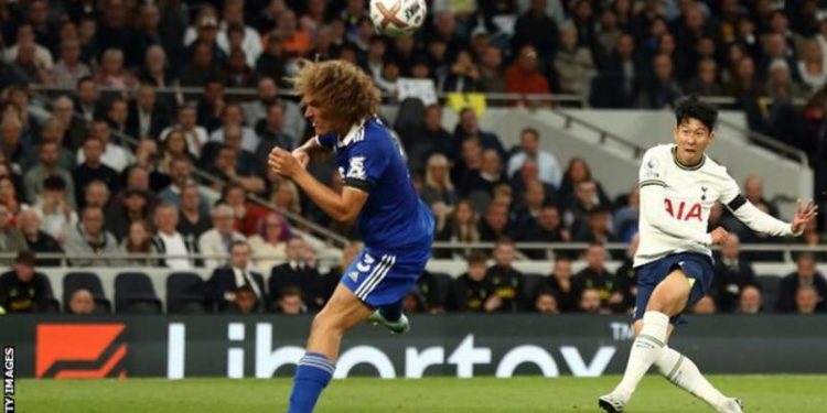 Son scores hat-trick as Spurs beat Leicester