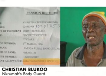 ‘I get only ¢47 as pension’ – Nkrumah’s bodyguard laments life after president’s death