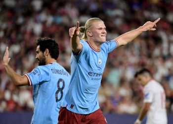 Haaland scores twice as Man City beat Sevilla