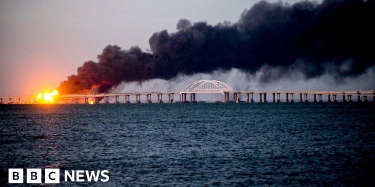 Putin accuses Ukraine of Crimea bridge ‘terrorism’