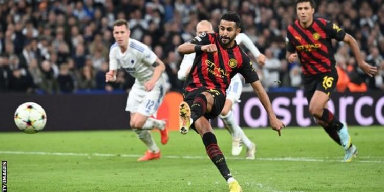 Ten-man Man City held to draw but reach last 16