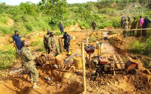 13 grabbed over galamsey in Dormaa East
